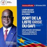 RDC : le GAFI retire officiellement le pays de sa liste grise après quatre ans de réformes